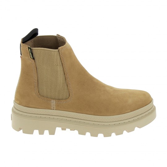 PALLADIUM Pallatrooper Chelsea Marron - Baskets Mode Sneakers Femmes | Sports-Loisirs