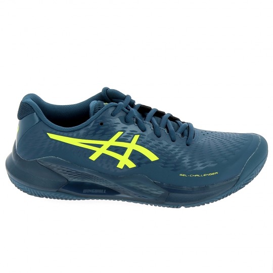 ASICS Gel Challenger 14 Clay Bleu Jaune - Tennis et Multisports Hommes | Sports-Loisirs