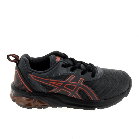 ASICS Gel Quantum 90 4 PS C Gris Rouge - Chaussures Cadet SL Garçons | Sports-Loisirs