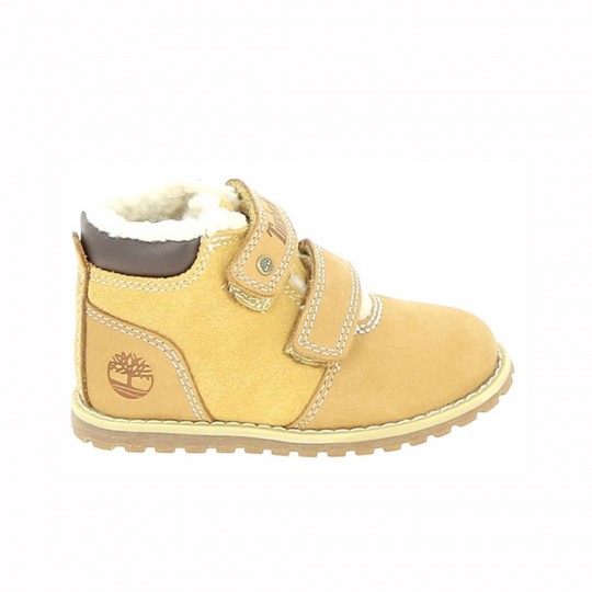 TIMBERLAND Poket Pine Warm BB Beige - Chaussures Bébé Sneakers Garçons | Sports-Loisirs
