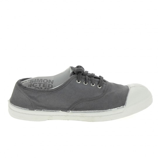 BENSIMON Toile Lacet Gris - Baskets Mode Sneakers Femmes | Sports-Loisirs
