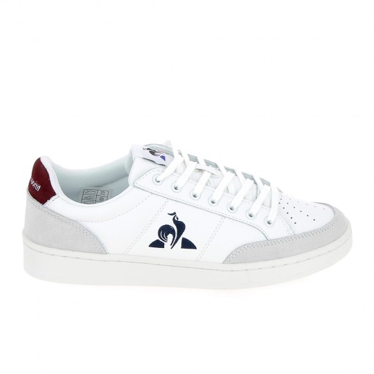 LE COQ SPORTIF Court Net Blanc Blanc - Baskets Mode Sneakers Hommes | Sports-Loisirs