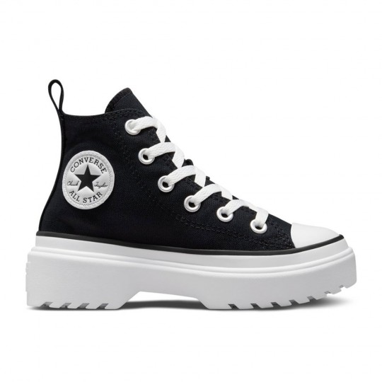 CONVERSE All Star Lugged Hi Noir Blanc - Baskets Mode Sneakers Femmes | Sports-Loisirs