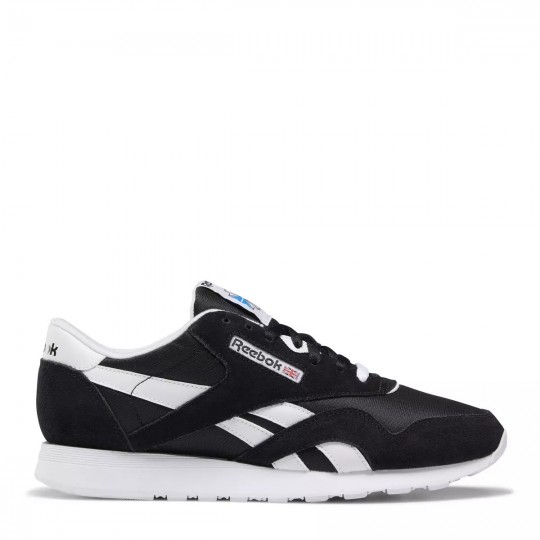 REEBOK Classic Nylon Noir Blanc - Baskets Mode Sneakers Hommes | Sports-Loisirs