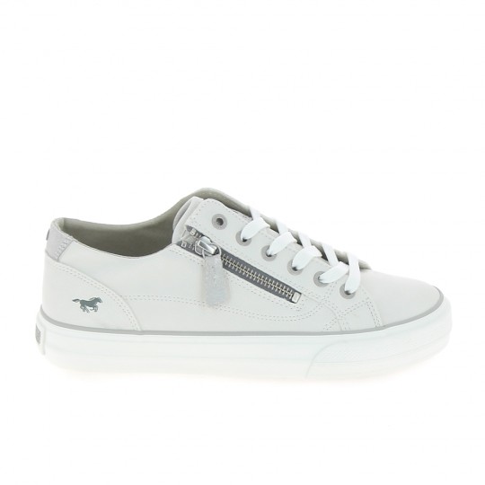 MUSTANG Sneaker 1272308 Blanc - Chaussures de Ville Femmes | Sports-Loisirs