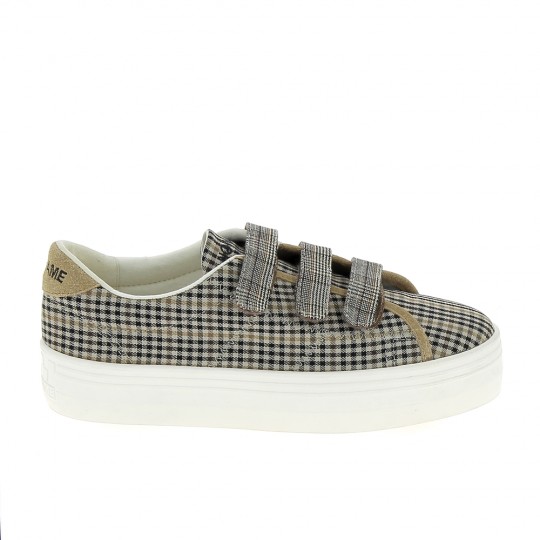 NO NAME Plato Straps Willow Noir Fox Blanc - Baskets Mode Sneakers Femmes | Sports-Loisirs