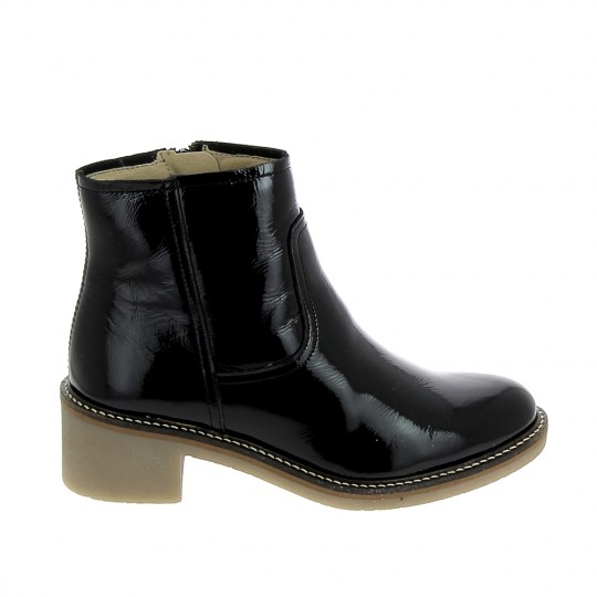 KICKERS Oxyboot Noir Vernis - Bottines Femmes | Sports-Loisirs