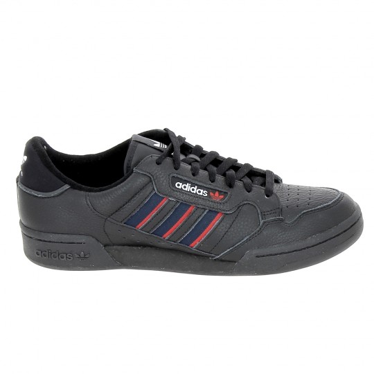 ADIDAS Continental 80 Noir Rouge - Baskets Mode Sneakers Hommes | Sports-Loisirs