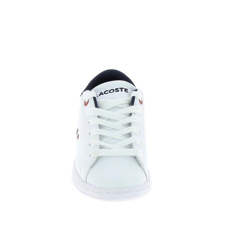 LACOSTE Carnaby pro C Blanc Bleu Rouge