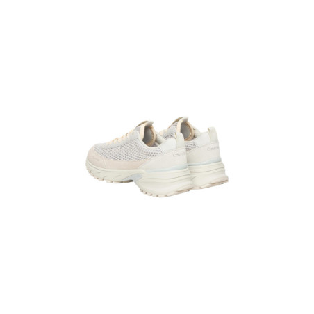 Baskets Femme en Cuir Beige - Calvin Klein Jeans | Sports-Loisirs
