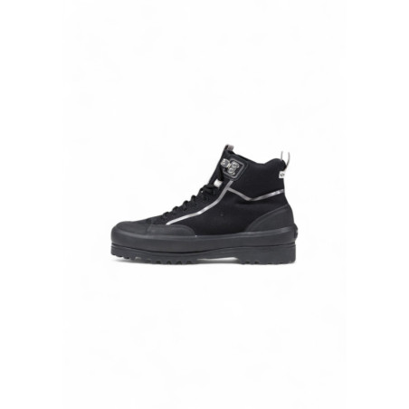 Baskets plateforme femme noires - Superga | Sports-Loisirs