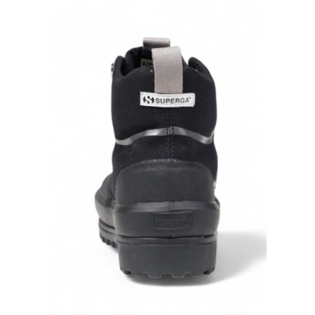 Baskets plateforme femme noires - Superga | Sports-Loisirs