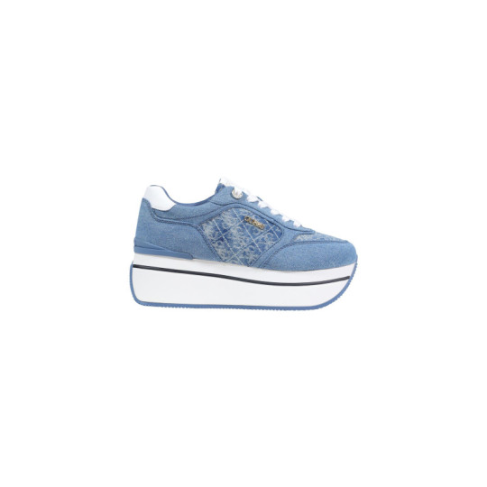 Baskets Femme Plateformes Bleues - Guess | Sports-Loisirs