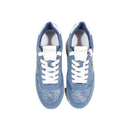 Baskets Femme Plateformes Bleues - Guess | Sports-Loisirs