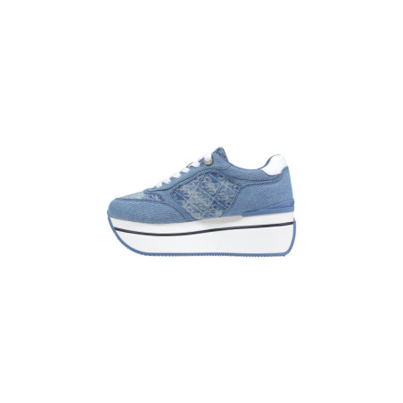 Baskets Femme Plateformes Bleues - Guess | Sports-Loisirs