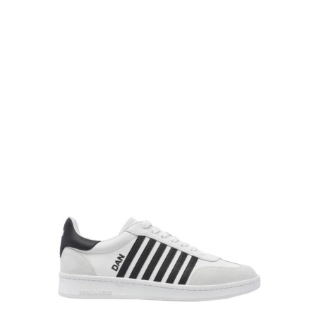 Baskets Homme en Cuir Blanc - Dsquared | Sports-Loisirs