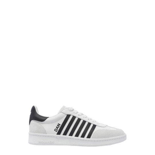 Baskets Homme en Cuir Blanc - Dsquared | Sports-Loisirs