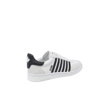 Baskets Homme en Cuir Blanc - Dsquared | Sports-Loisirs