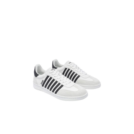 Baskets Homme en Cuir Blanc - Dsquared | Sports-Loisirs