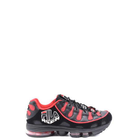 Baskets Homme Noir en Cuir - MSGM | Sports-Loisirs