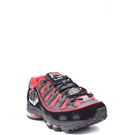 Baskets Homme Noir en Cuir - MSGM | Sports-Loisirs