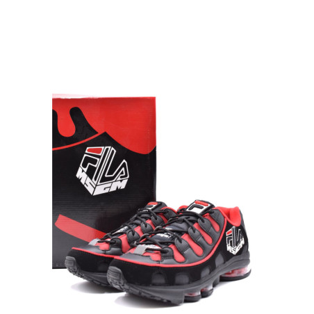 Baskets Homme Noir en Cuir - MSGM | Sports-Loisirs