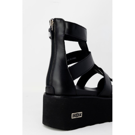 Sandales Plateforme Cult Nancy Femme Noir | Sports-Loisirs