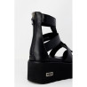 Sandales Plateforme Cult Nancy Femme Noir | Sports-Loisirs