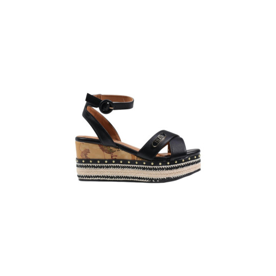 Sandales Femme Noires à Plateforme - Alviero Martini | Sports-Loisirs