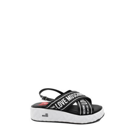 Sandales Femme Noires - Love Moschino | Sports-Loisirs