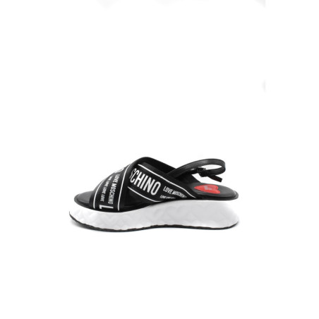 Sandales Femme Noires - Love Moschino | Sports-Loisirs