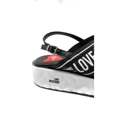 Sandales Femme Noires - Love Moschino | Sports-Loisirs