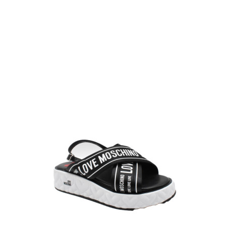 Sandales Femme Noires - Love Moschino | Sports-Loisirs