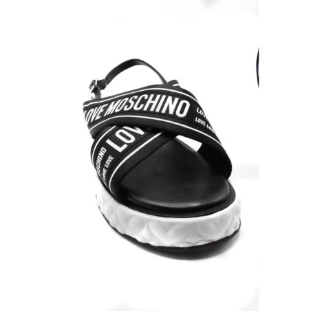 Sandales Femme Noires - Love Moschino | Sports-Loisirs