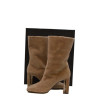 Bottes compensées femme en chamois - Vic Matie | Sports-Loisirs