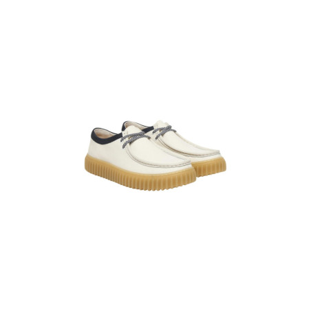 Derbies Clarks homme blancs à lacets | Sports-Loisirs
