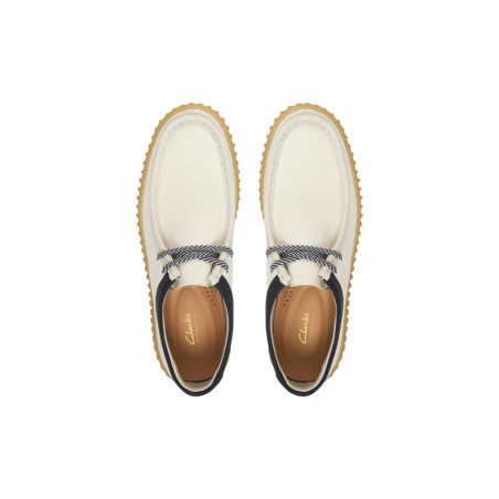 Derbies Clarks homme blancs à lacets | Sports-Loisirs