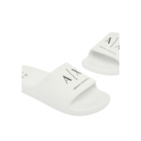 Mules Homme Blanches - Armani Exchange | Sports-Loisirs