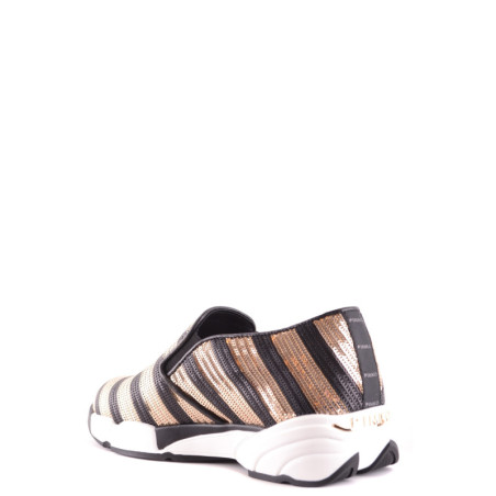 Baskets Femme Noir Rayures - Pinko | Sports-Loisirs