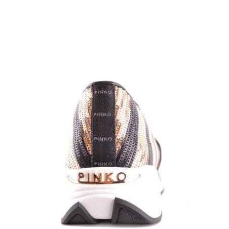 Baskets Femme Noir Rayures - Pinko | Sports-Loisirs