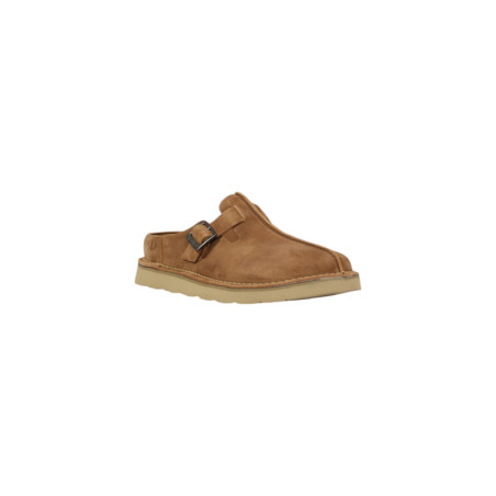 Mules Homme en Cuir Beige - Clarks | Sports-Loisirs