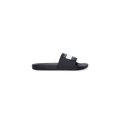 Mules Homme Tommy Hilfiger Jeans Noir | Sports-Loisirs