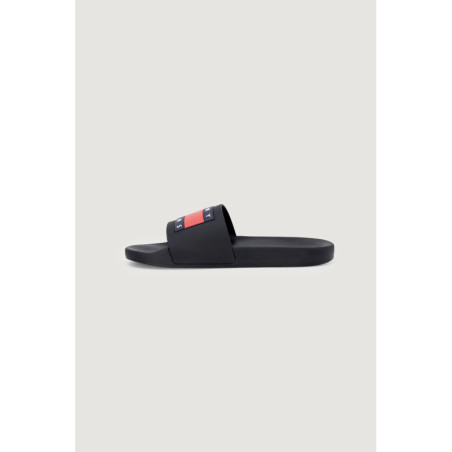 Mules Homme Tommy Hilfiger Jeans Noir | Sports-Loisirs