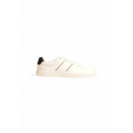 Baskets Homme en Cuir Blanc - Boss | Sports-Loisirs