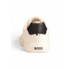Baskets Homme en Cuir Blanc - Boss | Sports-Loisirs