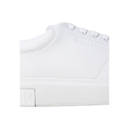 Baskets Homme en Cuir Blanc - Armani Exchange | Sports-Loisirs