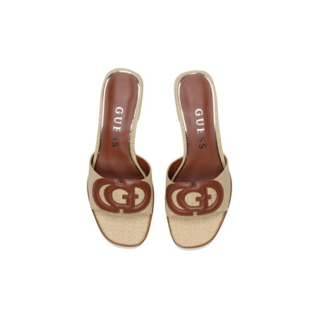Sandales Compensées Femme Beige - Guess | Sports-Loisirs