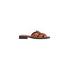 Mules Femme en Cuir Marron - Tommy Hilfiger | Sports-Loisirs