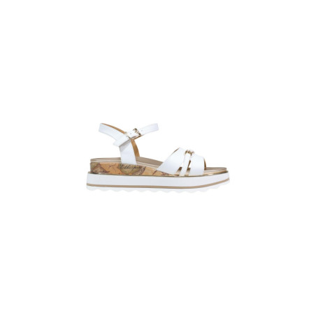Sandales femme blanches à lanières - Alviero Martini | Sports-Loisirs