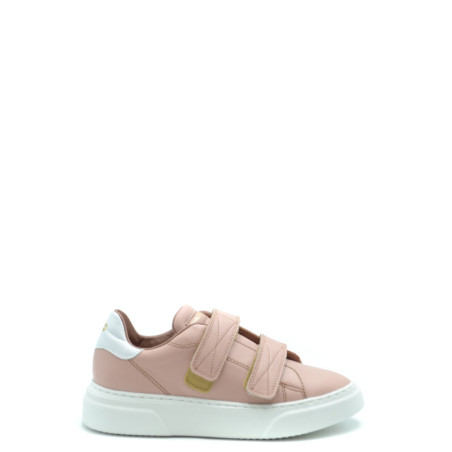 Baskets Femme en Cuir Rose - Philippe Model | Sports-Loisirs